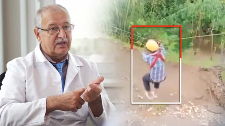 బాధితులకు వైద్యసేవల కోసం డాక్టర్ సాహసం.. నెటిజన్ల ప్రశంసలు బాధితులకు వైద్యసేవల కోసం డాక్టర్ సాహసం.. నెటిజన్ల ప్రశంసలు