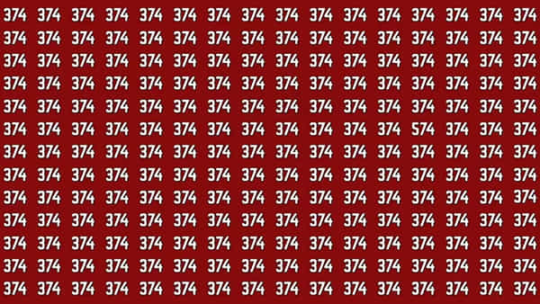 Vision Test: ఈ అంకెల్లో దాగున్న 574 బేసి సంఖ్యను 7 సెకన్లలో కనిపెడితే మీరు తోపు..