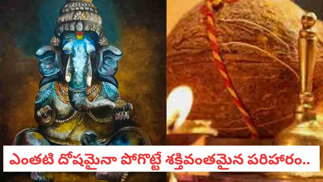 Coconut Remedy: విఘ్నేశ్వరుడికి ఈ ఒక్కటి చేస్తే చాలు.. మీ జీవితంలో కష్టాలన్నీ మాయం..