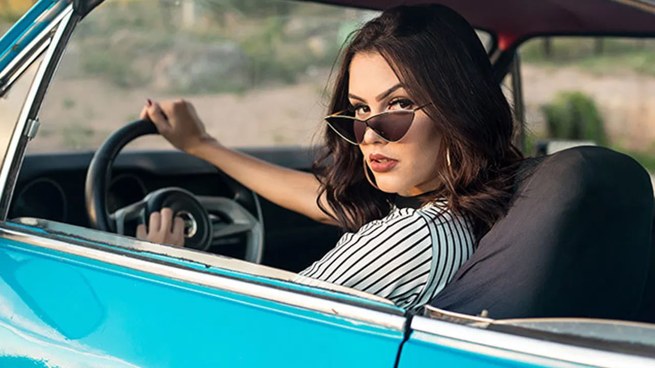 Girl Driving Car