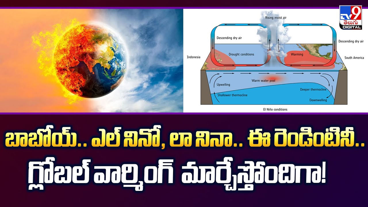 బాబోయ్.. ఎల్‌ నినో, లా నినా.. ఈ రెండింటినీ.. గ్లోబల్‌ వార్మింగ్‌ మార్చేస్తోందిగా!