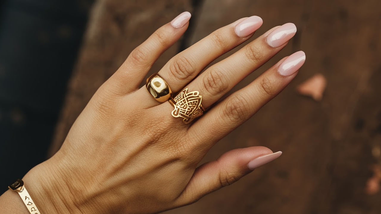 మధ్య వేలుకు బంగారు ఉంగరం ధరించడం వల్ల సమతుల్యత, స్థిరత్వం లభిస్తుందని, జీవితంలో మొత్తం అదృష్టానికి దారితీస్తుందని కొందరు నమ్ముతారు. కీర్తి , హోదాకు సంబంధించిన సమస్యలను ఎదుర్కొంటున్నట్లయితే మధ్య వేలుకు బంగారు ఉంగరం ధరించడం ప్రయోజనకరంగా ఉంటుంది.
