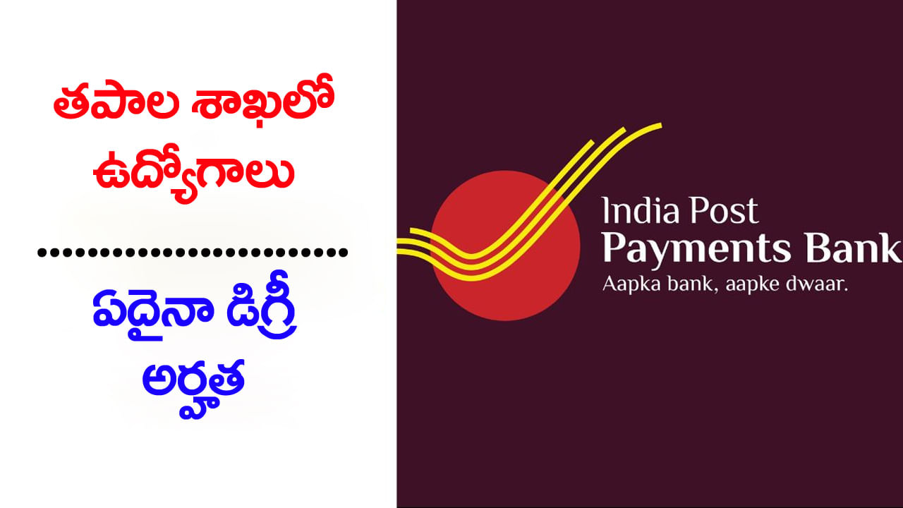 IPPB Jobs 2025: ఇండియా పోస్ట్‌ పేమెంట్స్‌ బ్యాంక్‌లో ఉద్యోగాలు.. డిగ్రీ అర్హతతో సర్కార్‌ కొలువులు
