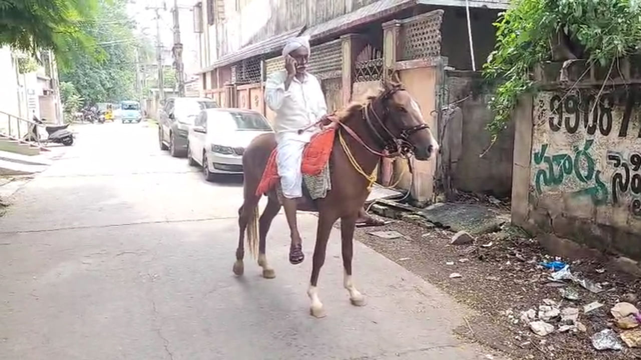 Tenali: 30 ఏళ్లుగా గుర్రంపైనే బాబాయ్ ప్రయాణం.. ఎందుకో తెలుసా..?
