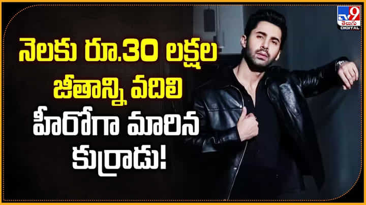 నెలకు రూ.30లక్షల జీతాన్ని వదిలి.. హీరోగా మారిన కుర్రాడు నెలకు రూ.30లక్షల జీతాన్ని వదిలి.. హీరోగా మారిన కుర్రాడు