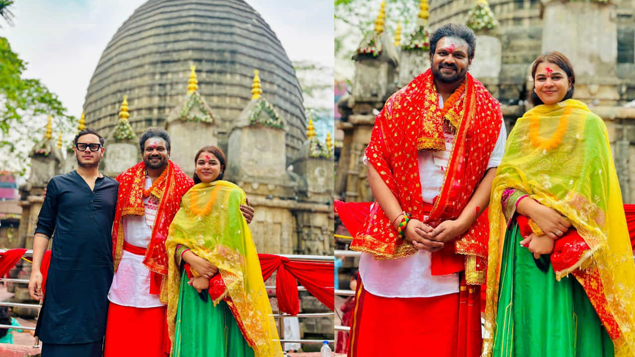 నవరాత్రుల సందర్భంగా 51 శక్తి పీఠాల్లో ప్రాచీనమైనదిగా ప్రసిద్ధి పొందిన అస్సాం గౌహతిలోని పవిత్ర పుణ్యక్షేత్రం కామాఖ్యదేవి ఆలయాన్ని కుటుంబ సభ్యులు, స్నేహితులతో కలిసి సందర్శించారు రాకింగ్ స్టార్ మంచు మనోజ్.