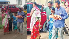 ఒకే సిలిండర్‌తో ఇద్దరు చిన్నారులకు ఆక్సిజన్ సరఫరా..