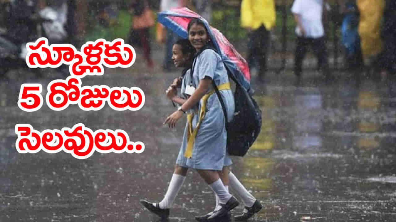 School Holidays: తరుముకొస్తున్న తుపాన్.. అక్టోబర్ 31 వరకు ఆ జిల్లాలోని అన్ని స్కూళ్లకు సెలవులు!