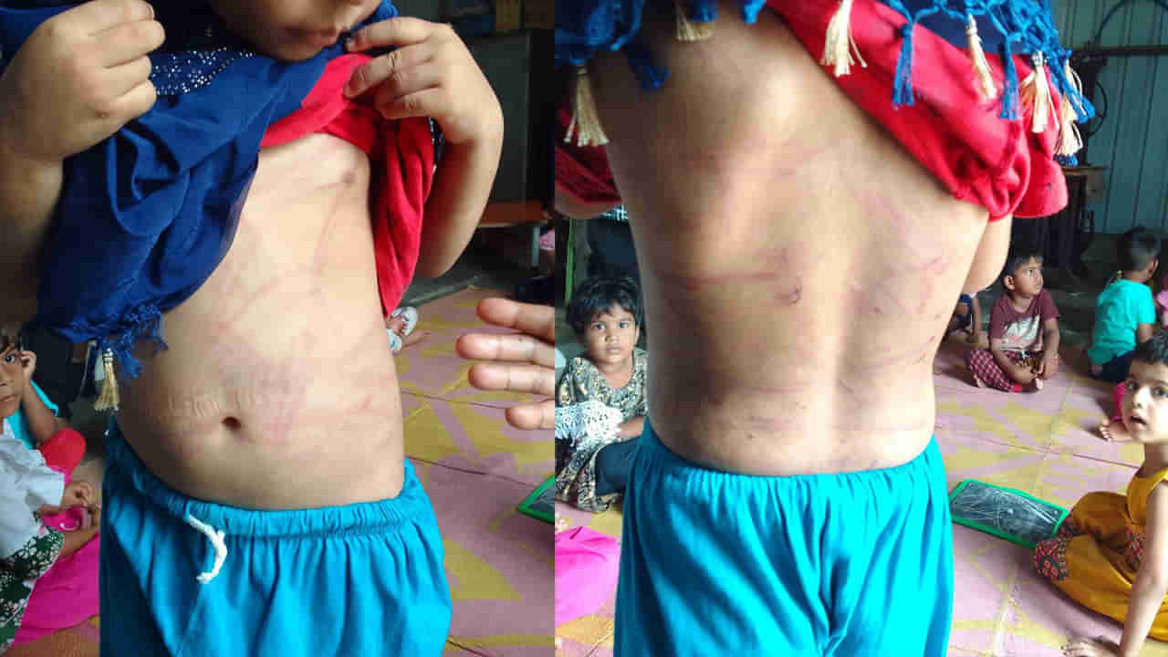 Watch Video: దారుణం.. ప్రియుడితో కలిసి ఐదేళ్ల చిన్నారిని చితకబాదిన కన్న తల్లి!