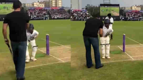 MS Dhoni : మధురైలో ధోనీ మేనియా.. కొత్త స్టేడియం ప్రారంభోత్సవానికి వచ్చిన మహీని చూసి అభిమాని ఏం చేశాడంటే ?