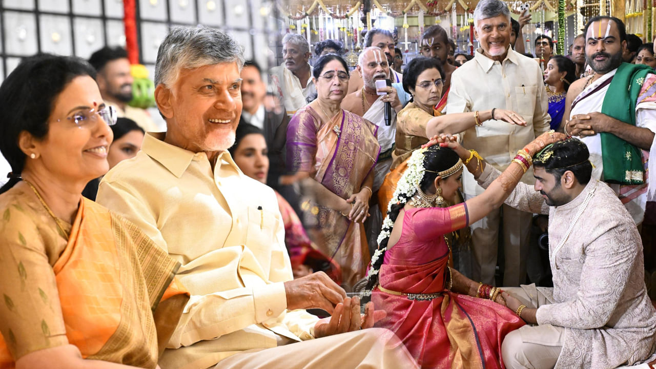మా రోహిత్ ఒక ఇంటివాడు అయ్యాడు.. దగ్గరుండి వివాహవేడుక జరిపించిన చంద్రబాబు
