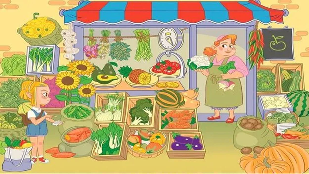 అయితే మీరు కూడా చాలా ఇంటలీ జెంట్ అనుకుంటున్నారా? అంతే కాకుండా, అద్భుతమైన ప్రతిభ మీలో ఉంది అనుకుంటున్నారా? అయితే మీ కోసమే ఓ ఆప్టికల్ ఇల్యూషన్ తీసుకొచ్చాం. మీకు పై ఫొటోలో ఓ కూరగాయల దుకాణం కనిపిస్తుంటుంది. అందులో చాలా కూరగాయలు ఉంటాయి. అదే విధంగా ఆ షాప్‌లో ఓ నిమ్మకాయ కూడా ఉంది. అది ఎక్కడుందో త్వరగా కనిపెట్టాలి.