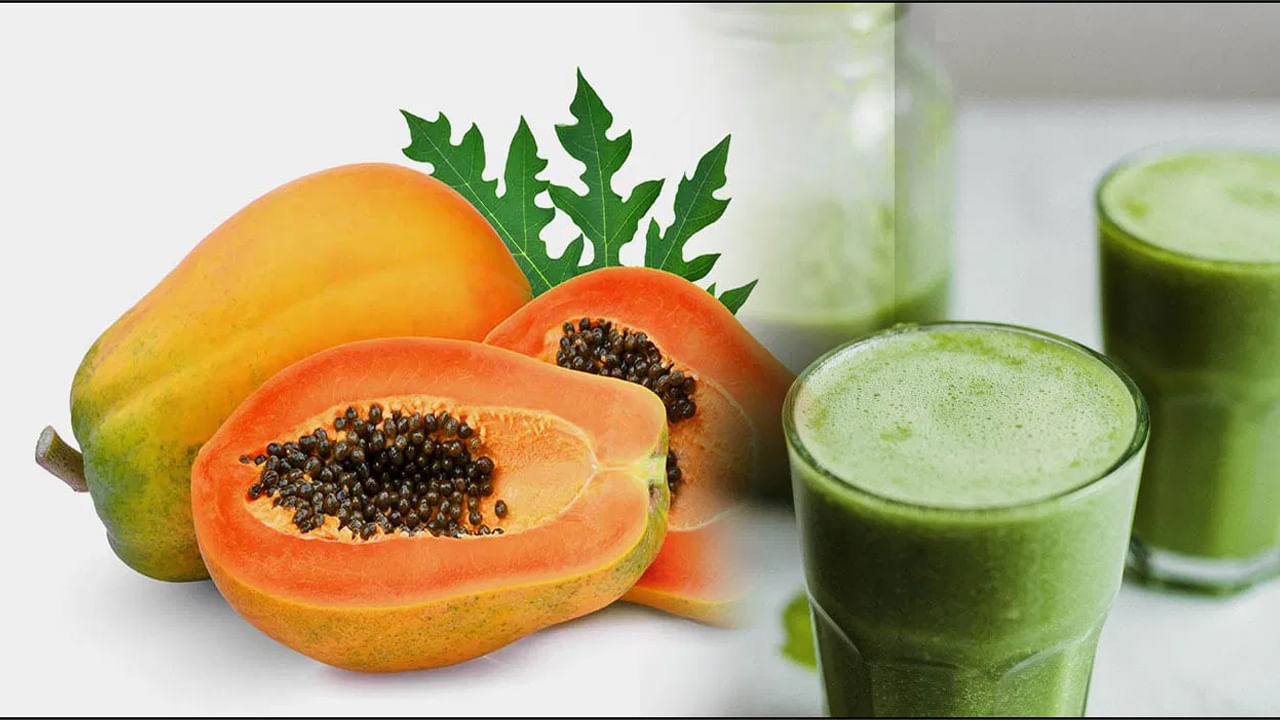 చర్మం, జుట్టు ఆరోగ్యం: బొప్పాయి ఆకుల రసం ముడతలు, మొటిమలు, మచ్చలను తగ్గించడం ద్వారా చర్మాన్ని ప్రకాశవంతంగా, ఆరోగ్యంగా ఉంచుతుంది. దీనిలో ఉండే పోషకాలు మన జుట్టును బలోపేతం చేస్తాయి అలాగే జుట్టు రాలడాన్ని తగ్గిస్తాయి.(నోట్: ఇందులోని అంశాలు కేవలం అవగాహన కోసం మాత్రమే. నిపుణుల సలహాలు, సూచనల మేరకు అందించడం జరిగింది. ఏవైనా సందేహాలు ఉంటే నిపుణులను సంప్రదించాలని సూచిస్తున్నాము.)