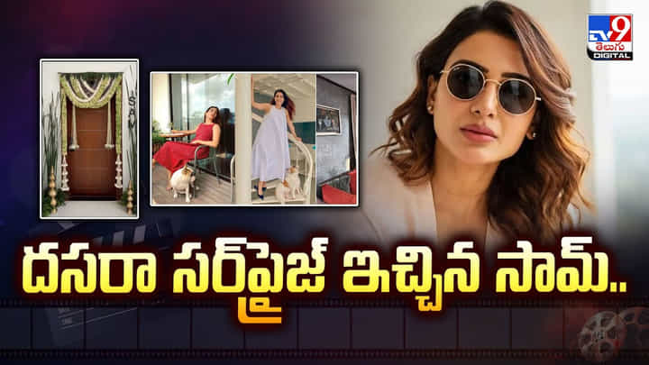 దసరా సర్ప్రైజ్ ఇచ్చిన సామ్.. ఆనందంలో ఫ్యాన్స్ వీడియో దసరా సర్ప్రైజ్ ఇచ్చిన సామ్.. ఆనందంలో ఫ్యాన్స్ వీడియో