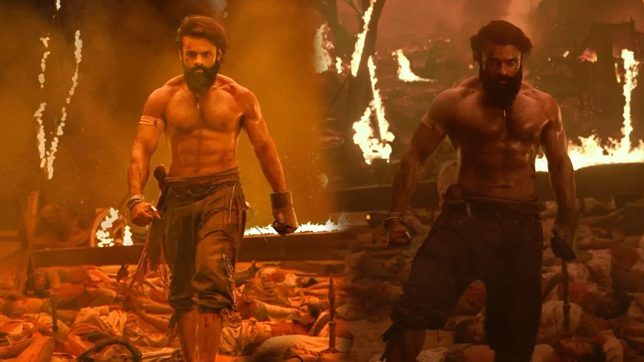 Sambarala Yeti Gattu: రాక్షసుడి ఆగమనం..! దుమ్మురేపిన తేజ్ సంబరాల ఏటిగట్టు గ్లింప్స్.