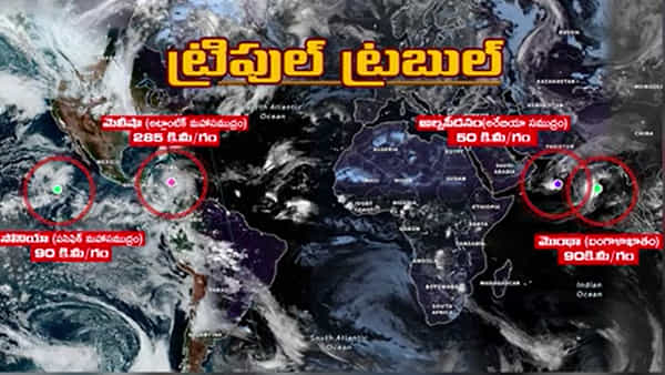 Weather: ఇదేమైనా దండయాత్ర..! ఒక్కసారే గ్లోబ్ను చుట్టుముట్టిన తుఫాన్లు