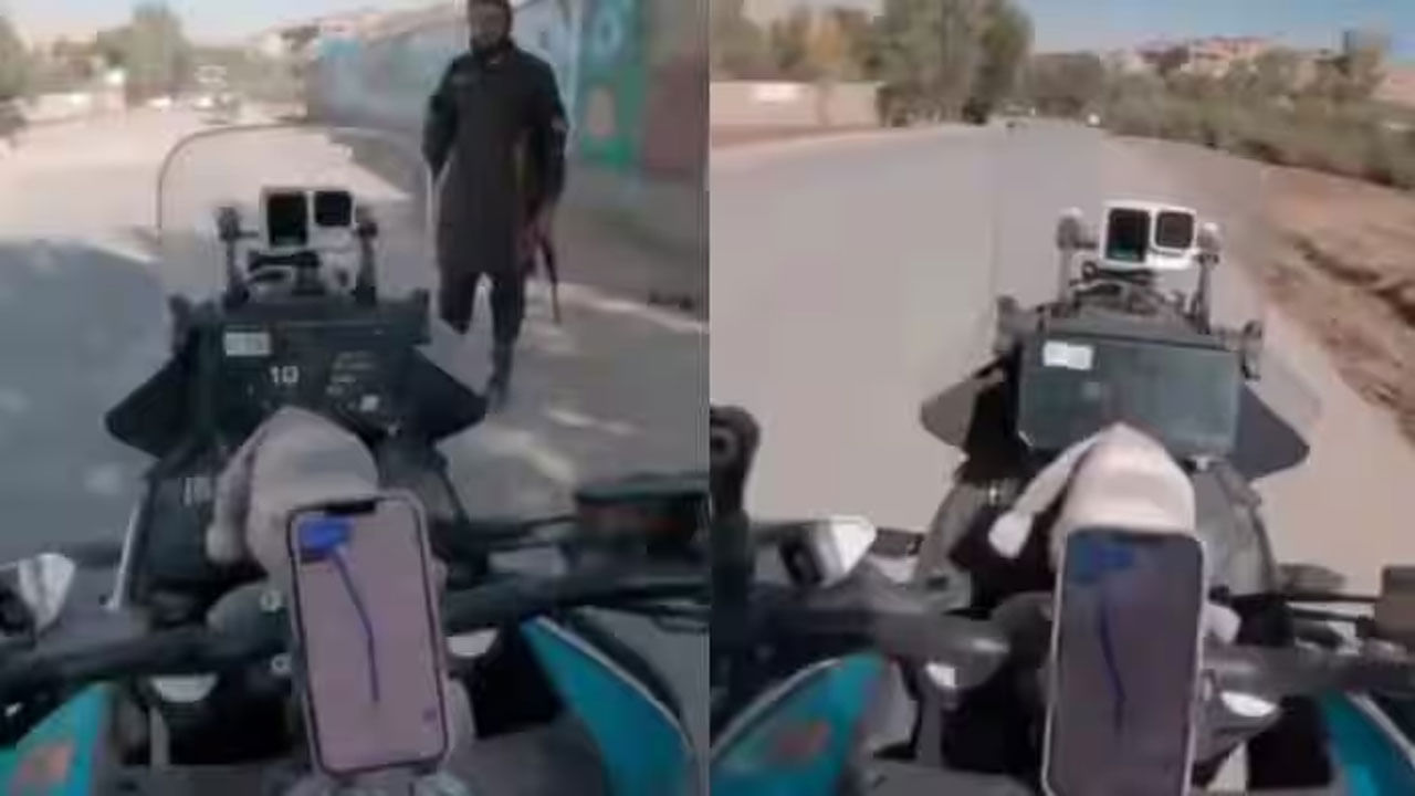 Viral Video: భారతీయ బైకర్‌ను తాలిబాన్‌ ఆపాడు.. ఆ తరువాతి సీన్‌ సూపర్బ్‌... ఆఫ్గానిస్తాన్‌ చెక్‌పోస్టు వద్ద ఇండియన్స్‌కు రెస్పెక్ట్‌ చూడండి...