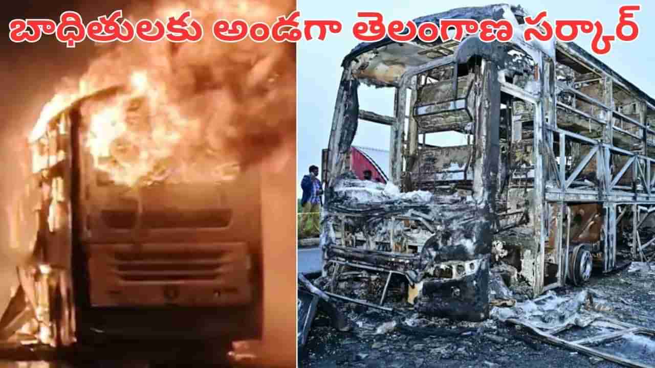 Telangana: కర్నూల్ విషాదం.. మృతులకు కుటుంబాలకు ప్రభుత్వం పరిహారం.. ఒక్కొక్కరికి..