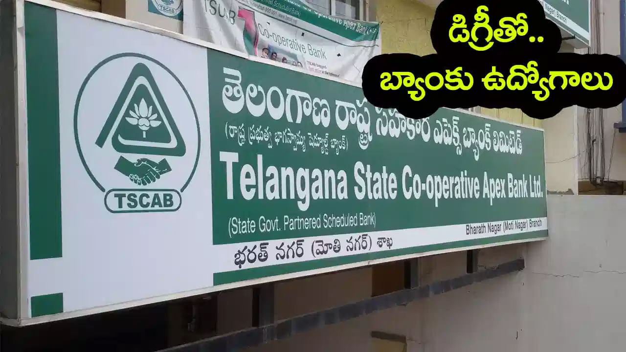 TGCAB Bank Jobs 2025: డిగ్రీ అర్హతతో తెలంగాణ సహాకార బ్యాంకుల్లో ఉద్యోగాలు.. ఎంపికైతే కళ్లు చెదిరే జీతం మీ సొంతం