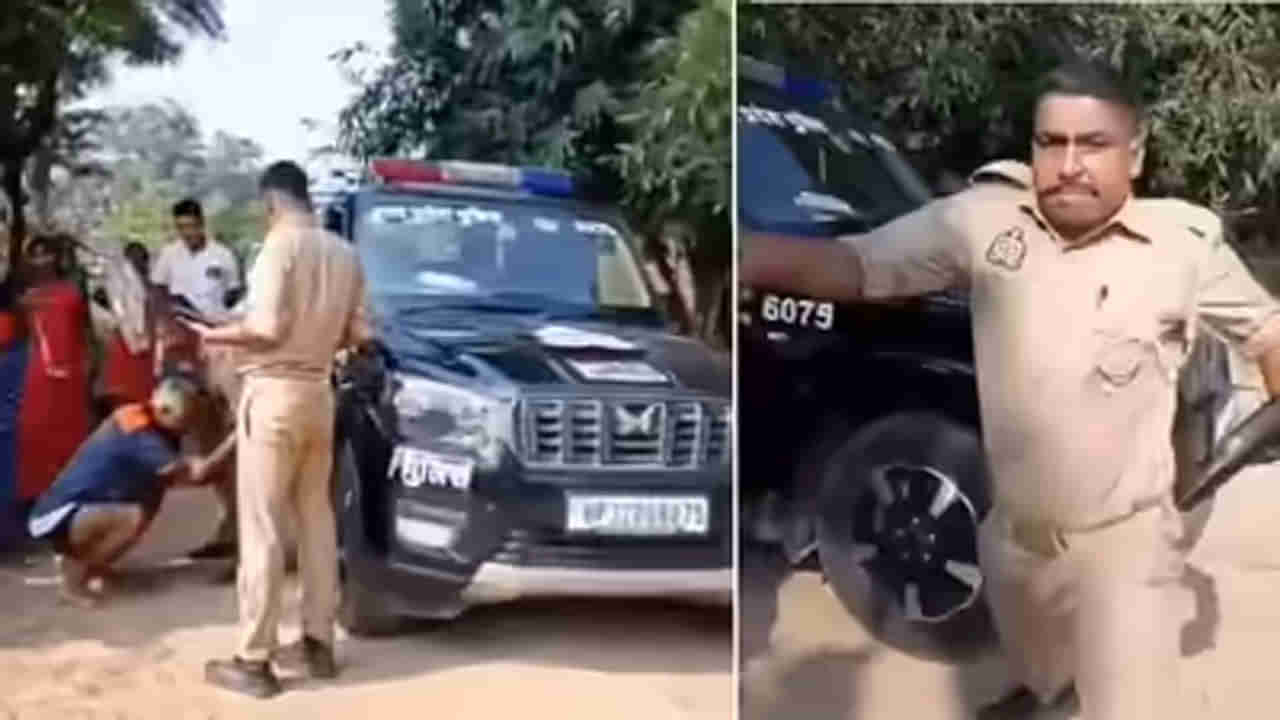 Viral Video: కెమెరా ముందు వ్యక్తిని తన్నిన యుపి పోలీసు... ఆ తర్వాత పై ఆఫీసర్లు ఏం చేశారంటే..
