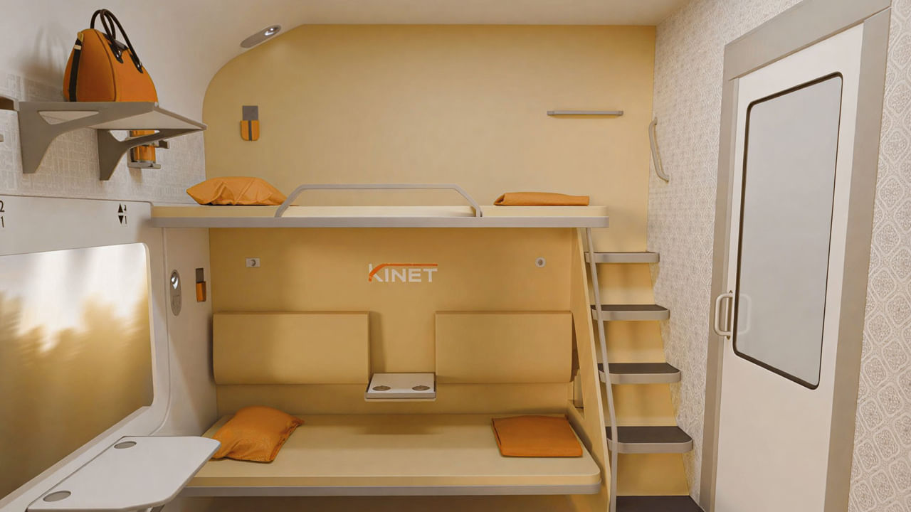 ఈ వందే భారత్ స్లీపర్ రైలులో 11 AC 3-టైర్ కోచ్లు, 4 AC 2-టైర్ కోచ్లు, 1 AC ఫస్ట్ క్లాస్ కోచ్ ఉంటాయి. వీటిలో దాదాపు 1,128 మంది ప్రయాణీకులు కూర్చోవడానికి, నిద్రించడానికి వీలు ఉంంది. 823 బెర్త్లు ప్రయాణికులకు, 34 ఆన్బోర్డ్ సిబ్బందికి రిజర్వు చేశారు. ప్రతి కోచ్ పూర్తిగా ఎయిర్ కండిషన్ చేశారు. ఇందులో విశాలమైన బంక్ బెడ్లు, నిచ్చెనలు, ఎర్గోనామిక్ ఇంటీరియర్లు ఉన్నాయి.