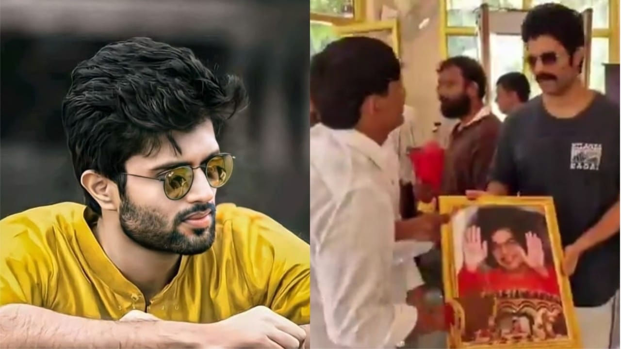 Vijay Deverakonda: పుట్టపర్తిలో విజయ్ దేవరకొండ.. ఘన స్వాగతం ట్రస్ట్ సభ్యులు