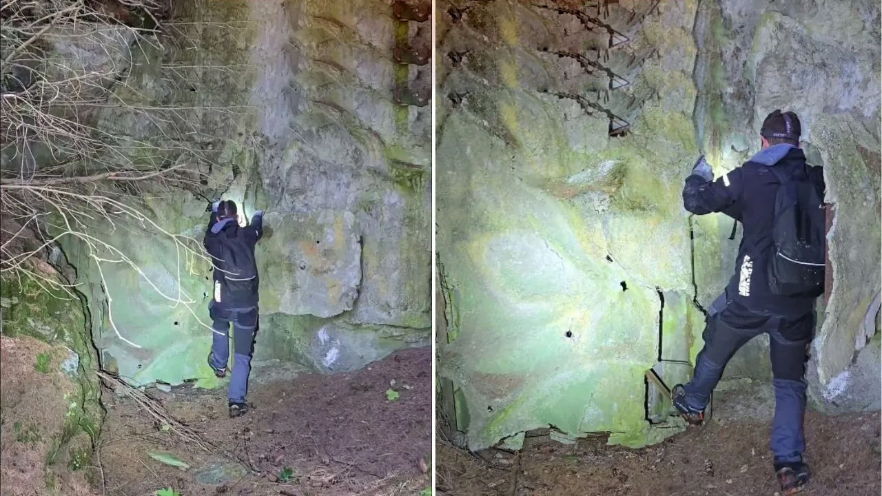 Viral Video: బయట నుంచి చూస్తే పెద్ద బండరాయి.. లోపలకెళ్లి చూడగా.. అమ్మబాబోయ్.!