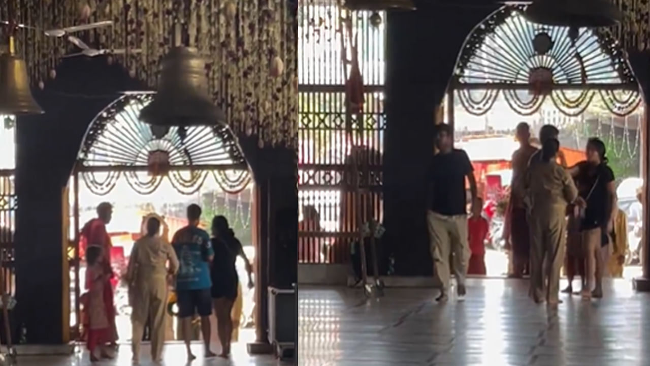 Viral Video: షార్ట్స్ వేసుకుని గుడికి వచ్చిన మహిళ.. అడ్డుకున్న పూజారితో వాదన..