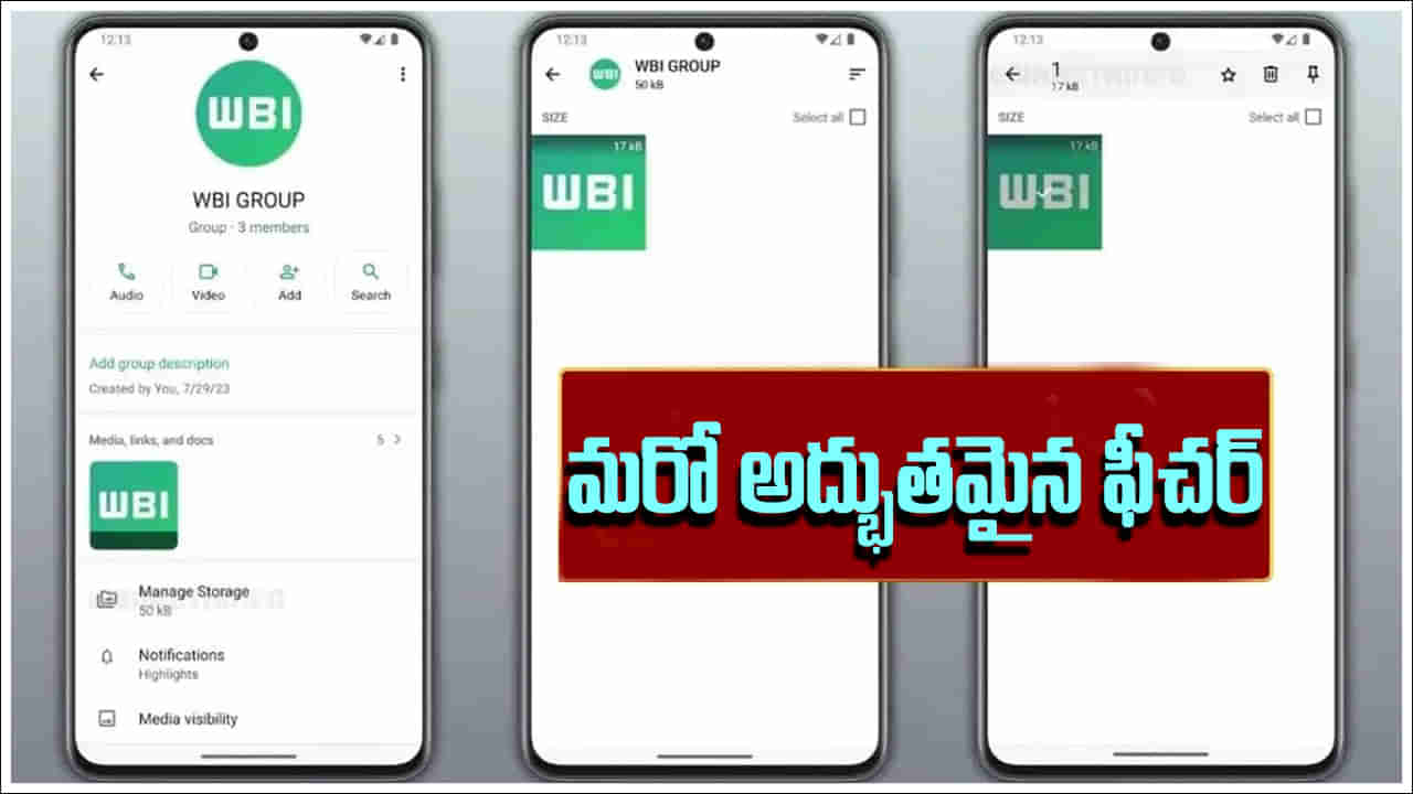 WhatsApp Storage: వాట్సాప్లో ఇకపై స్టోరేజీ సమస్యకు చెక్.. మరో అద్భుతమైన ఫీచర్!