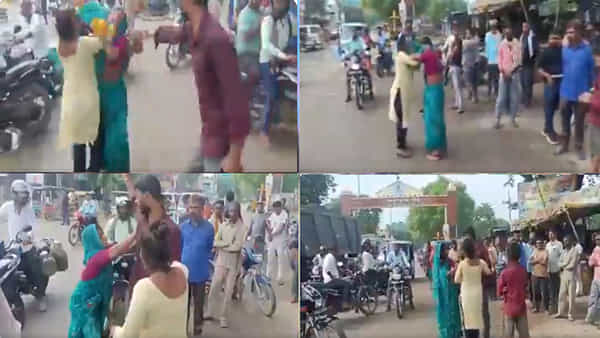 Viral Video: ప్రియురాలితో కలిసి భార్యకు అడ్డంగా దొరికిన భర్త... ఆ తర్వాత రోడ్డు మీద సీన్ సితారె