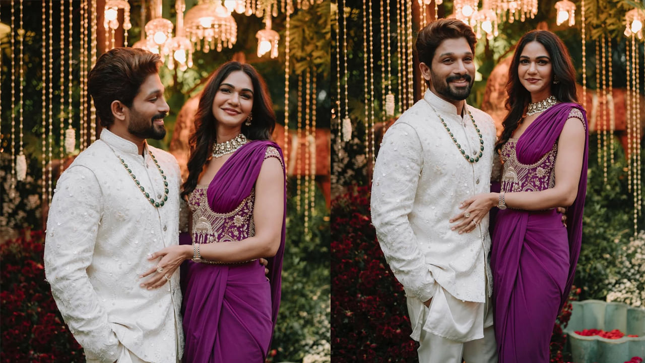 ఈ క్రమంలోనే ఈ చిన్నది అల్లు అర్జున్తో దిగిన క్యూట్ ఫొటోస్ షేర్ చేసింది. రీసెంట్గా అల్లు శిరీష్ నిశ్చతార్థ వేడుక అంగరంగ వైభవంగా జరిగిన విషయం తెలిసిందే. దానికి సంబంధించిన ఫొటోస్ తన అభిమానులతో పంచుకుంది.