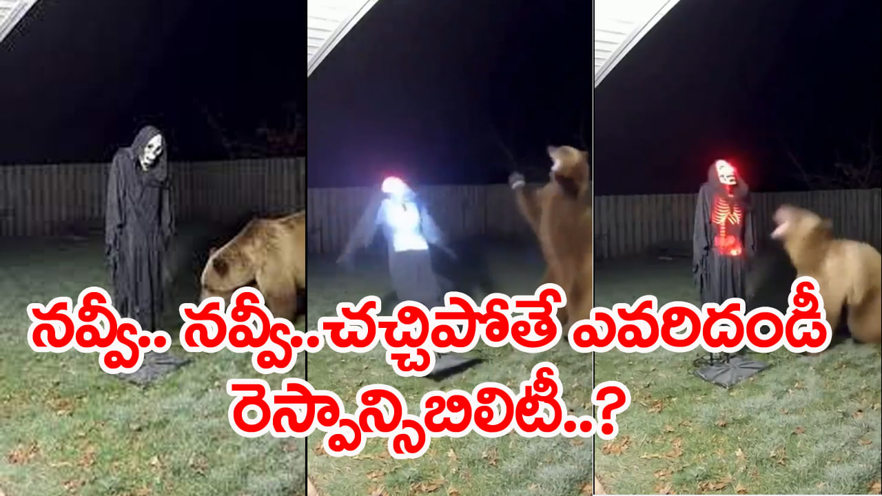 Viral Video: చచ్చాన్రా బాబోయ్‌.. ఎలుగు బంటికి గుండె ఆగినంత పనైందిగా..! పొట్టచెక్కలయ్యే వీడియో..