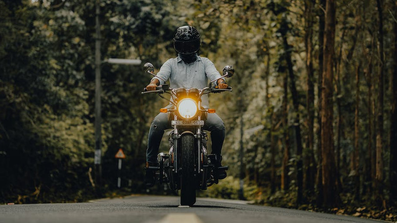 Bike Driving In Forest