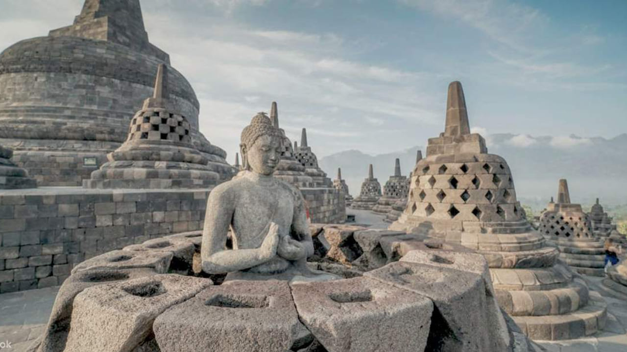 Borobudur At Indonesia