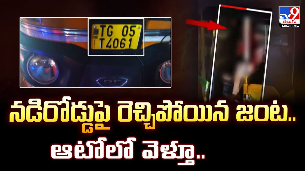 ఈ సారి బైక్ మీద కాదు.. ఆటోలోనే రచ్చ రచ్చ చేసిన జంట..