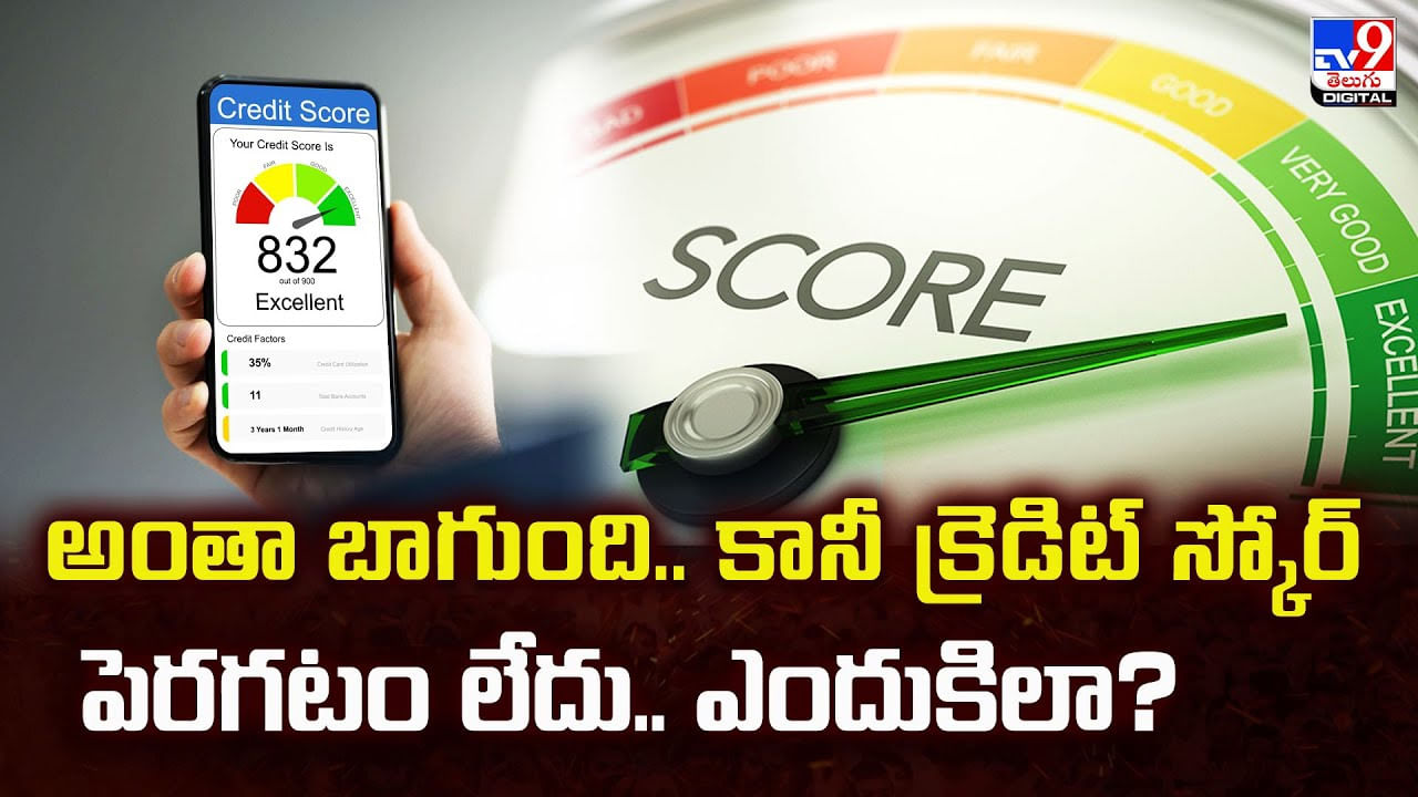 అంతా బాగుంది.. కానీ క్రెడిట్ స్కోర్ పెరగటం లేదు.. ఎందుకిలా ??