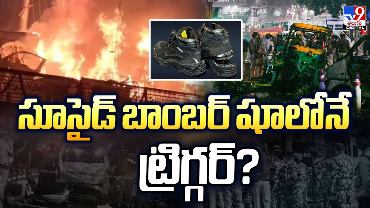 ఢిల్లీ ఎర్రకోట పేలుడు.. సూసైడ్ బాంబర్ షూలోనే ట్రిగ్గర్ ?? ఢిల్లీ ఎర్రకోట పేలుడు.. సూసైడ్ బాంబర్ షూలోనే ట్రిగ్గర్ ??