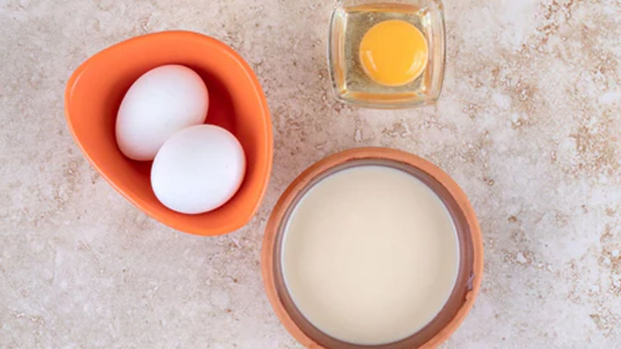 Egg And Coconut Oil