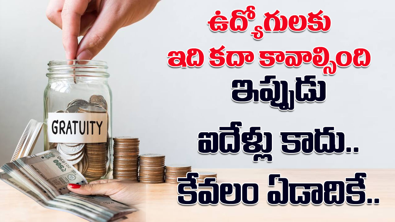Gratuity: గ్రాట్యుటీ ఇప్పుడు 5 ఏళ్లకు కాదు.. సంవత్సరానికే.. ఉద్యోగులకు అదిరిపోయే శుభవార్త!