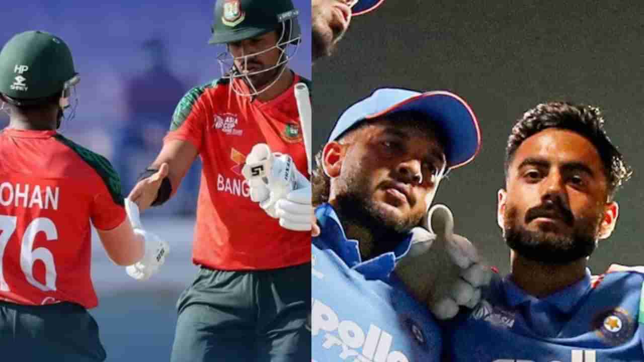 IND A vs BAN A : 6,6,6,6,6,6...సిక్సర్ల సునామీ.. 12 బంతుల్లో 50 రన్స్.. విధ్వంసం సృష్టించిన బ్యాటర్లు