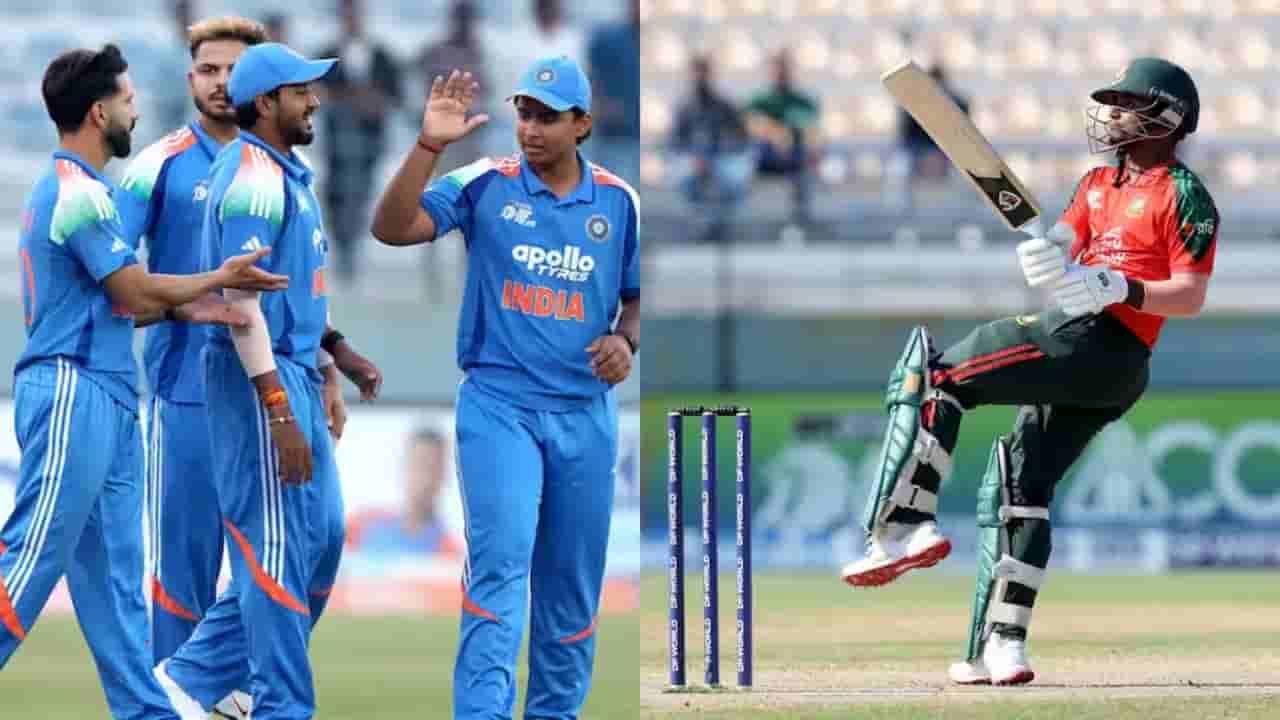 India A vs Bangladesh A : టీమిండియా బౌలర్లకు చుక్కలు చూపించిన బంగ్లాదేశ్.. 18 బంతుల్లో 48 రన్స్ చేసిన మెహరూబ్
