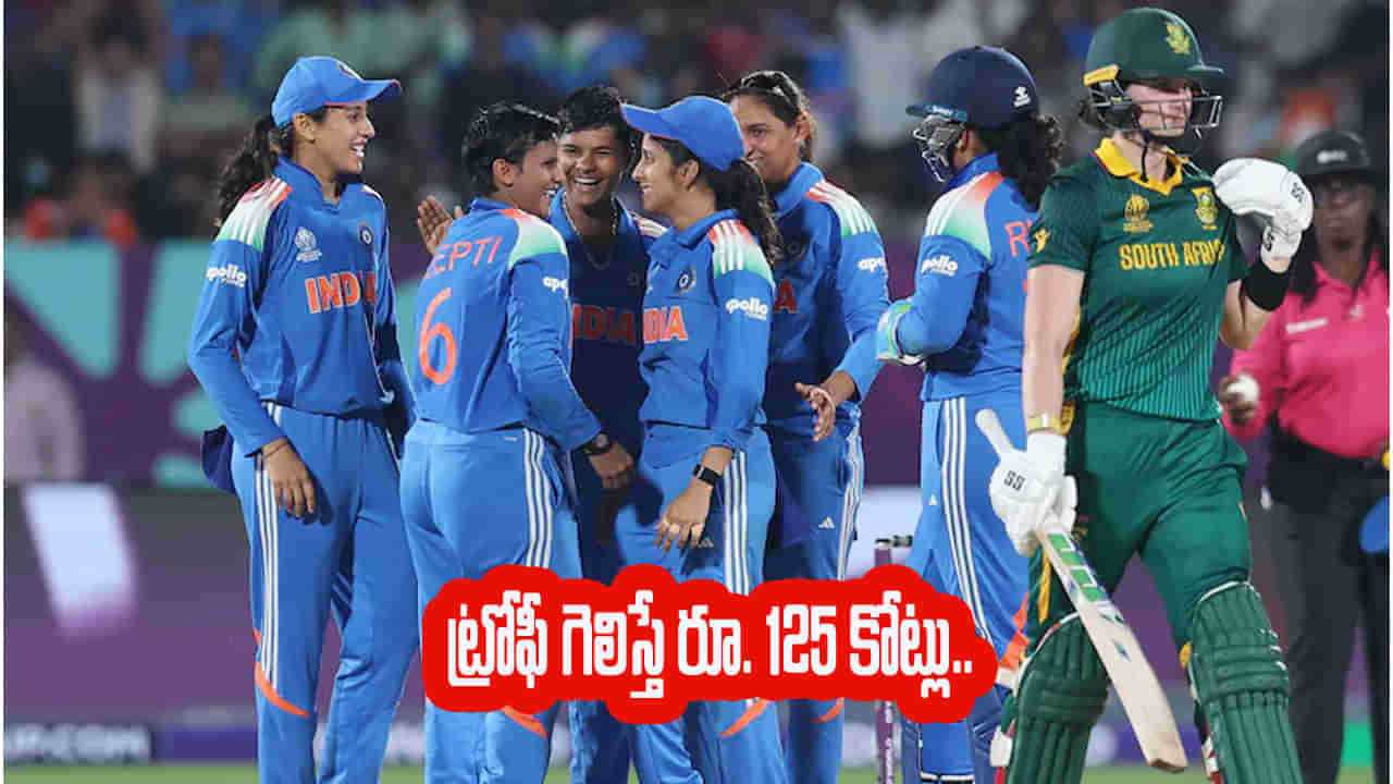 Women’s World Cup Final: ట్రోఫీ గెలిస్తే రూ. 125 కోట్లు.. భారత జట్టుకు ఊహించని ప్రైజ్ మనీ..