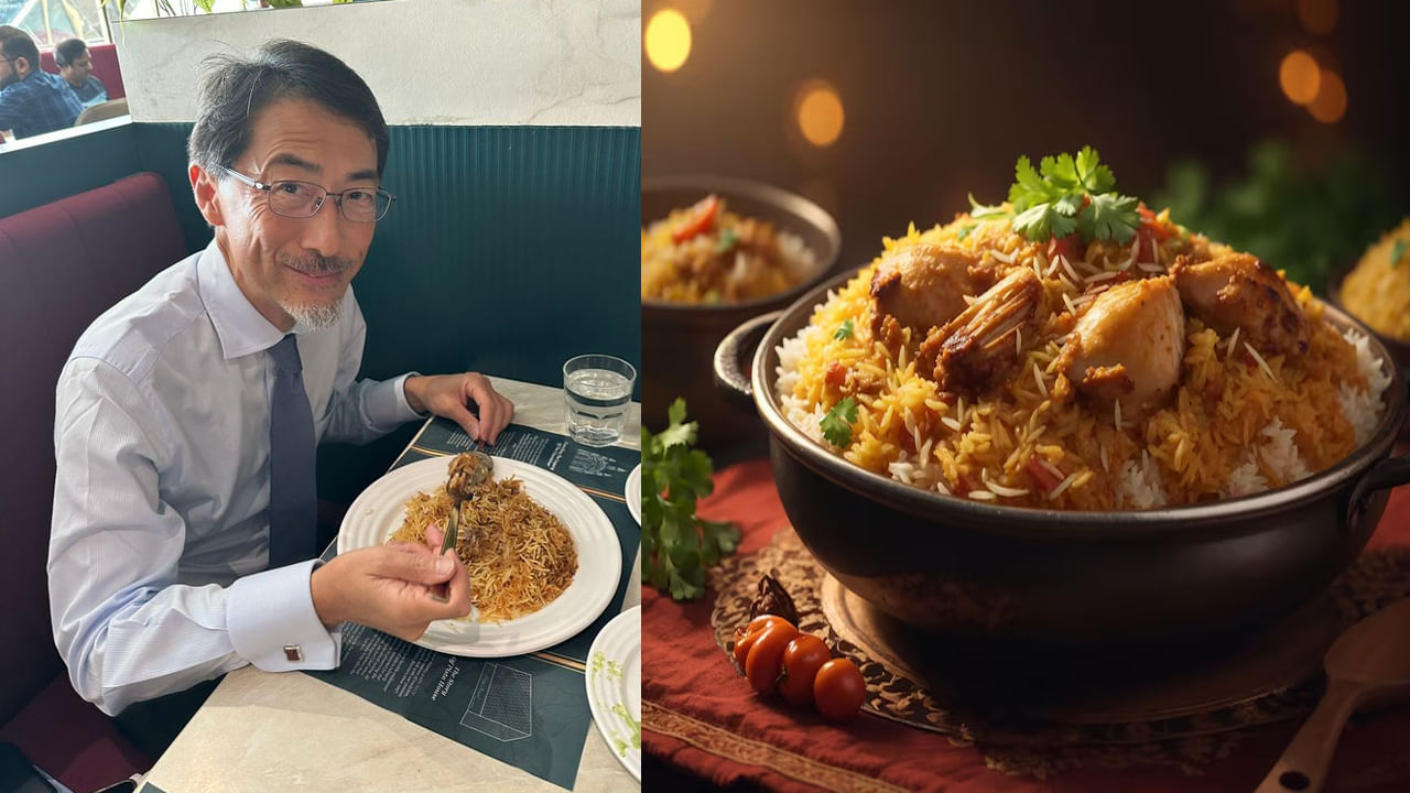 తొలిసారి హైదరాబాద్ బిర్యానీ తిన్న జపాన్ అంబాసిడర్.. రియాక్షన్ చూశారా?