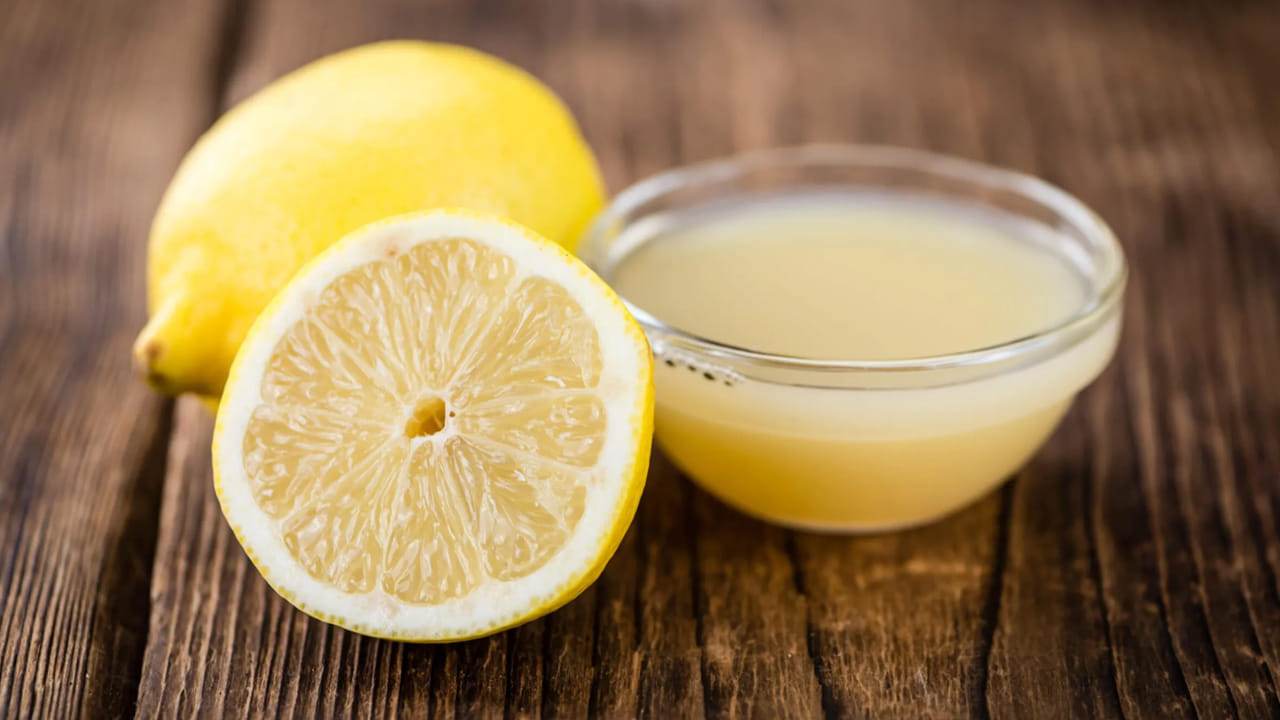 Lemon Juice In Bowl