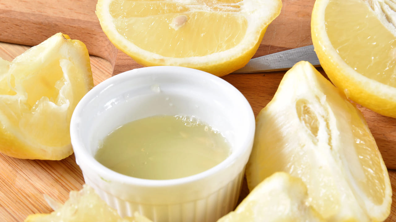 Lemon Juice In Cup