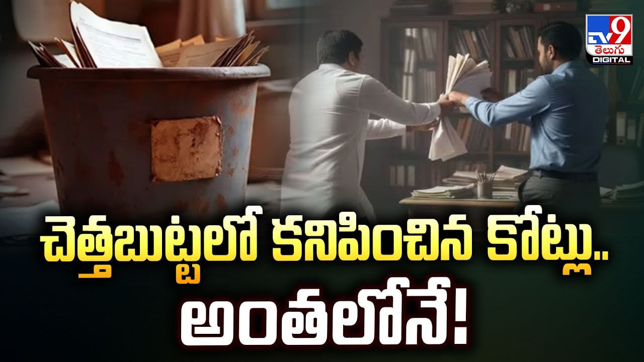 చెత్తబుట్టలో కనిపించిన కోట్లు.. అంతలోనే