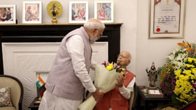 అద్వానీ ఇంటికి వెళ్లి బర్త్ డే విషెస్ తెలిపిన ప్రధాని