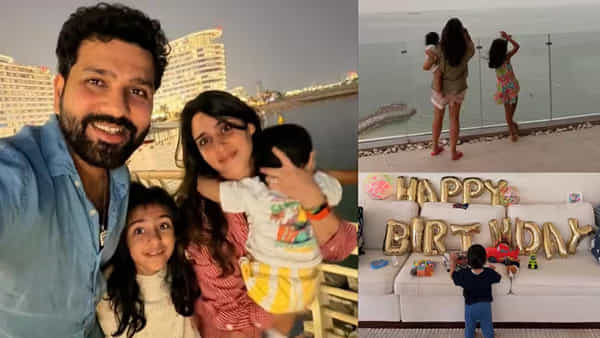Rohit Sharma : అట్టహాసంగా రోహిత్ శర్మ కొడుకు బర్త్ డే.. ఫ్యామిలీతో హిట్మ్యాన్ సెలబ్రేషన్స్, ఎమోషనల్ పోస్ట్!