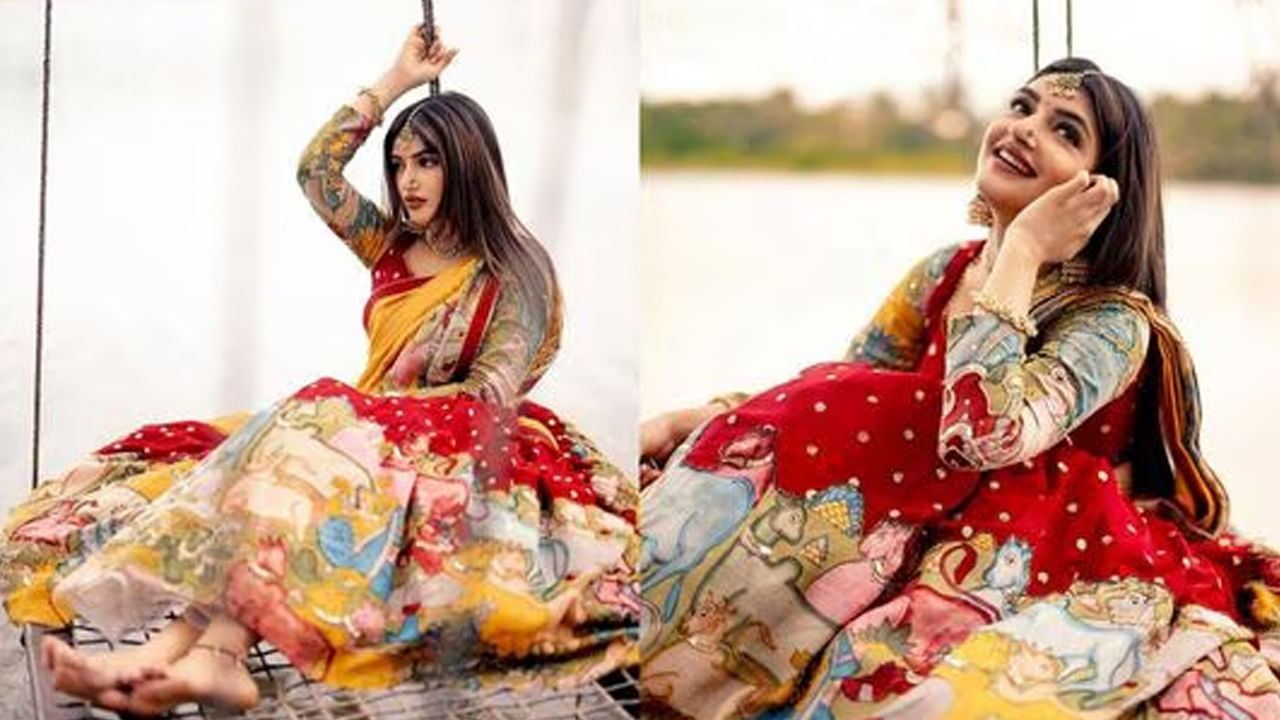 అయితే తాజాగా ఈ బ్యూటీ తన ఇన్‌స్టాగ్రామ్‌లో స్టైలిష్‌ లుక్‌లో ఉన్న క్యూట్ ఫొటోస్ షేర్ చేసింది. అందులో ఈ ముద్దుగుమ్మ అందానికి ఎవ్వరైనా ఫిదా అవ్వాల్సిందే. అంతలా చీరకట్టుల చాలా అందంగా ఉంది. ప్రస్తుతం ఈ ఫొటోస్ నెట్టింట తెగ వైరల్ అవుతున్నాయి.