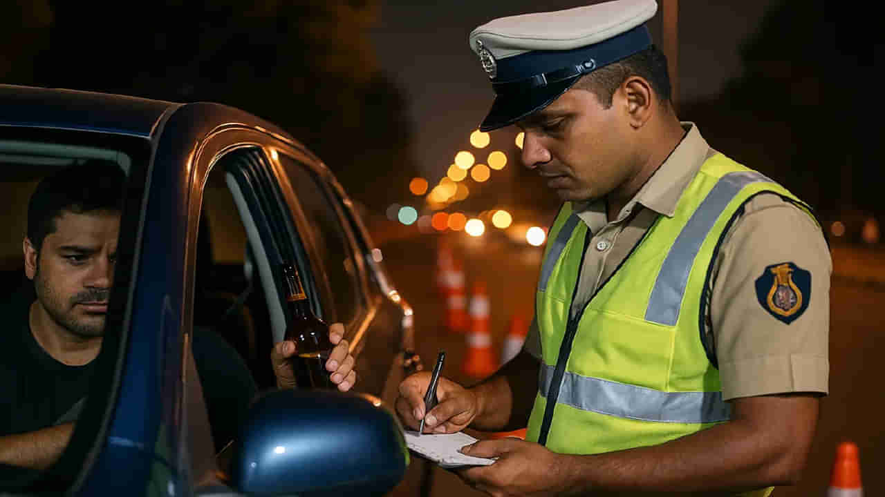 Watch Video: ఇక రోడ్లపై తాగుబోతులు రెచ్చిపోతే తాట తీసుడే.. సుల్తాన్‌బజార్ ట్రాఫిక్ పోలీసుల మాస్‌ వార్నింగ్!